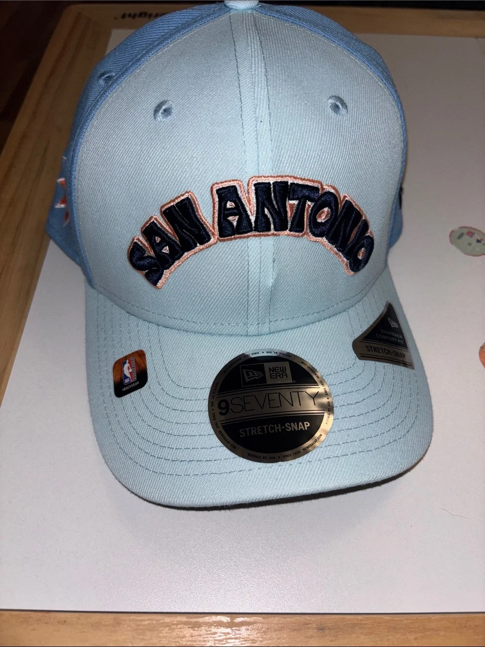 New Era Light Blue San Antonio 9SEVENTY Cap